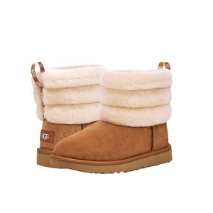 Quilted Fluff UGG mini